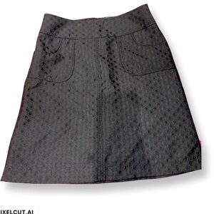 Dynamite Work/Party/Night Out Skirt Black Size 5 with circle detail
